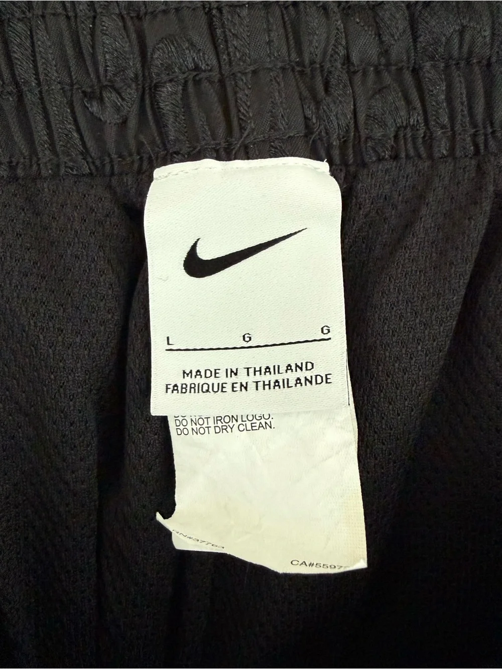Nike Swim Black Embroidered Swoosh Volley Shorts Large